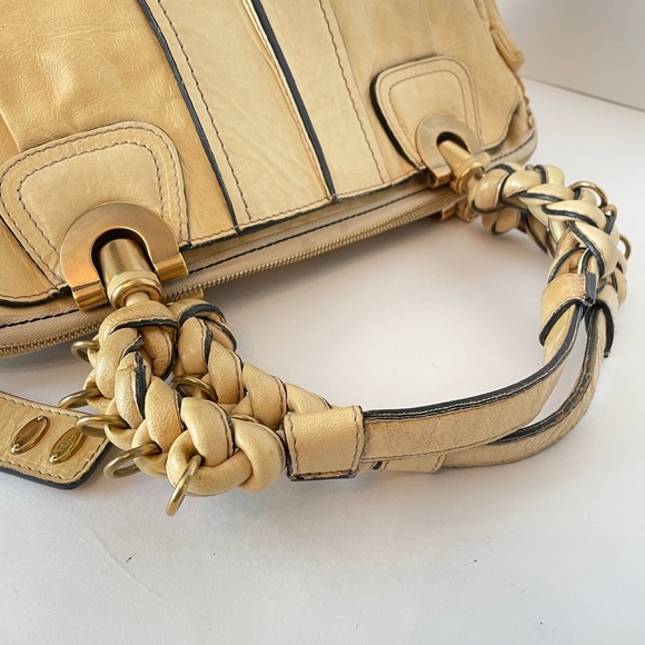 Chloe Heloise Large Beige Hand Bag Leather - Picture 6 of 16